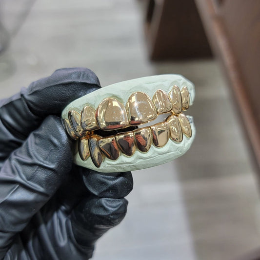 10k 8 on 8 gold grill